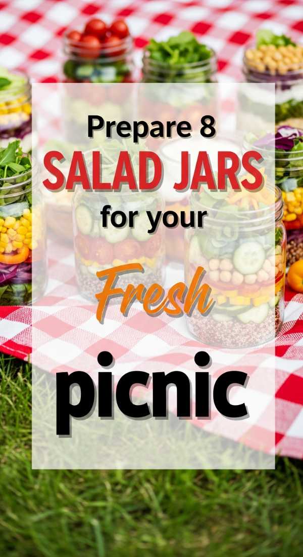 Prepare 8 Salad Jars For Your Picnic 69faead81b480