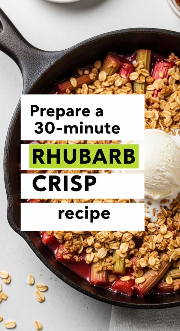 Prepare A 30 Minute Rhubarb Crisp Recipe 69fd8aac4d068
