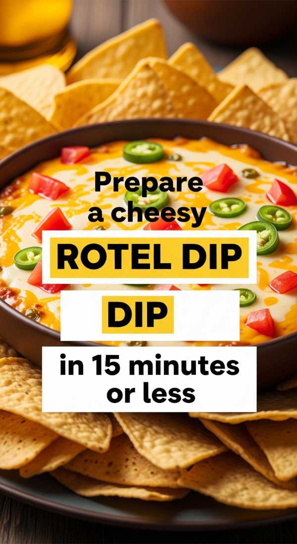 Prepare A Cheesy Rotel Dip In 15 Minutes Or Less 6a07025c8640f
