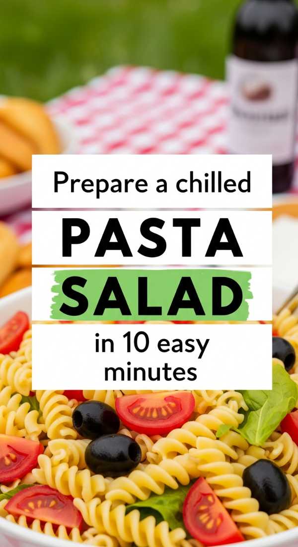 Prepare A Chilled Pasta Salad In 10 Easy Minutes 6a06cbedb46c1