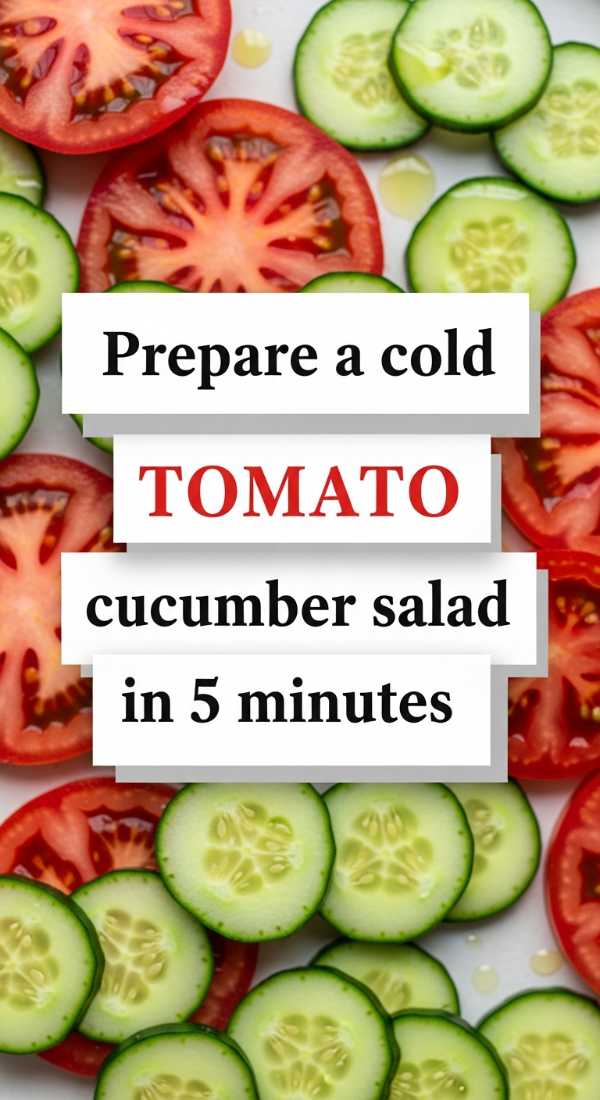 Prepare A Cold Tomato Cucumber Salad In 5 Minutes 6a109534296bc
