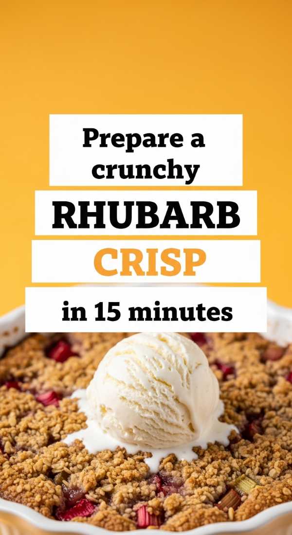 Prepare A Crunchy Rhubarb Crisp In 15 Minutes 69fd8c9cc7070