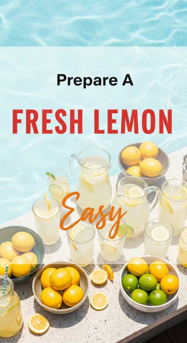 Prepare A Fresh Lemon Pool Party In 4 Steps 6a0d98ce13c72