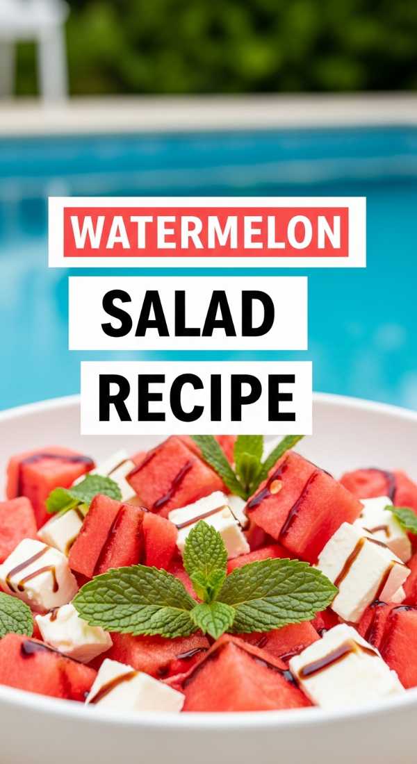 Prepare A Fresh Watermelon Salad In 10 Minutes 6a06c3b74d264