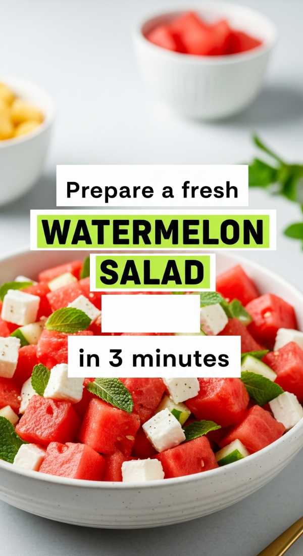 Prepare A Fresh Watermelon Salad In 3 Minutes 6a109f2c621f8