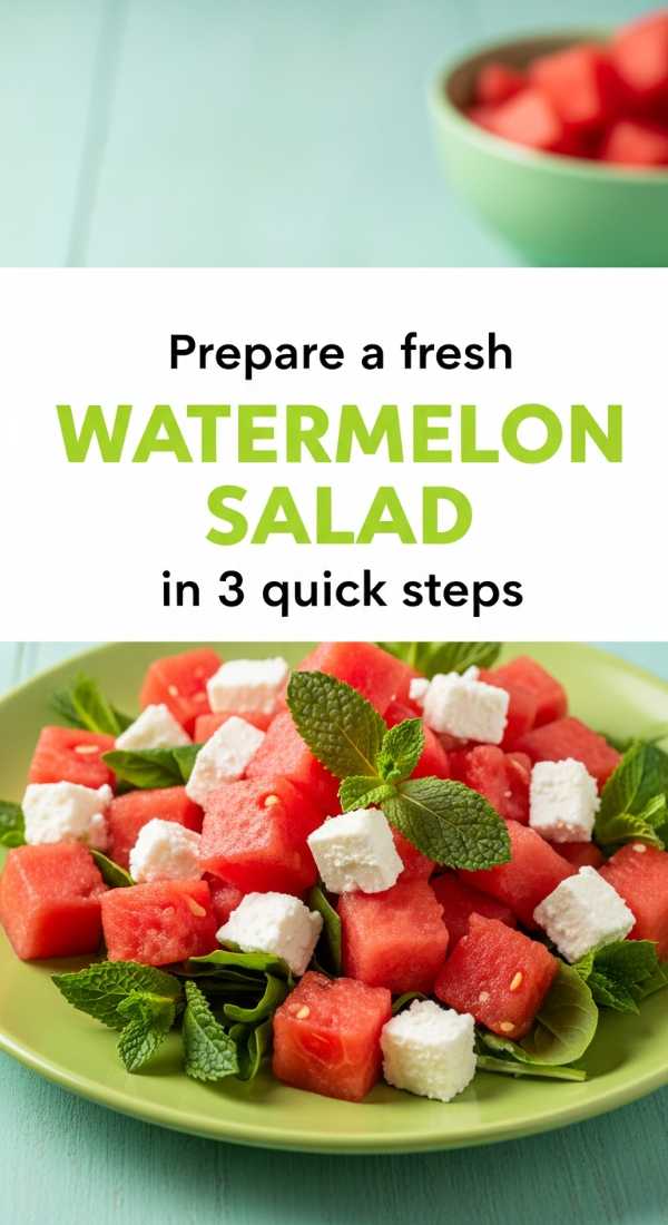 Prepare A Fresh Watermelon Salad In 3 Quick Steps 6a06cdd0183e9