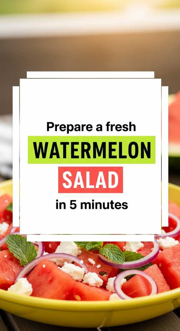Prepare A Fresh Watermelon Salad In 5 Minutes 6a06bc7f84a89