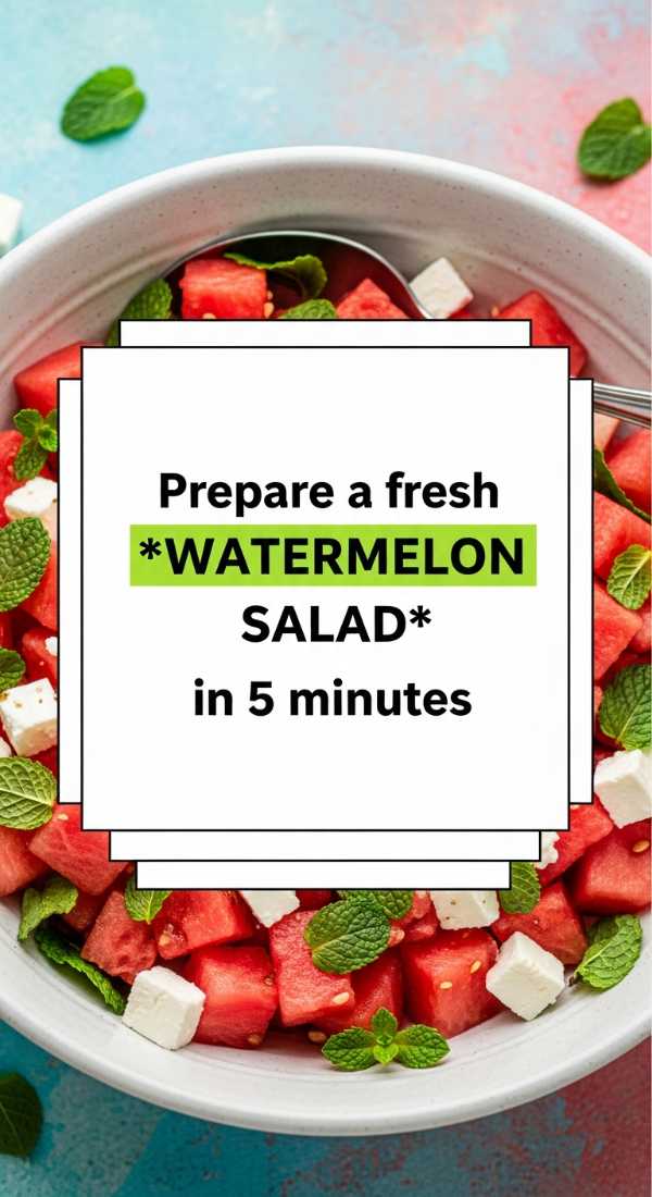 Prepare A Fresh Watermelon Salad In 5 Minutes 6a0706f33bf66