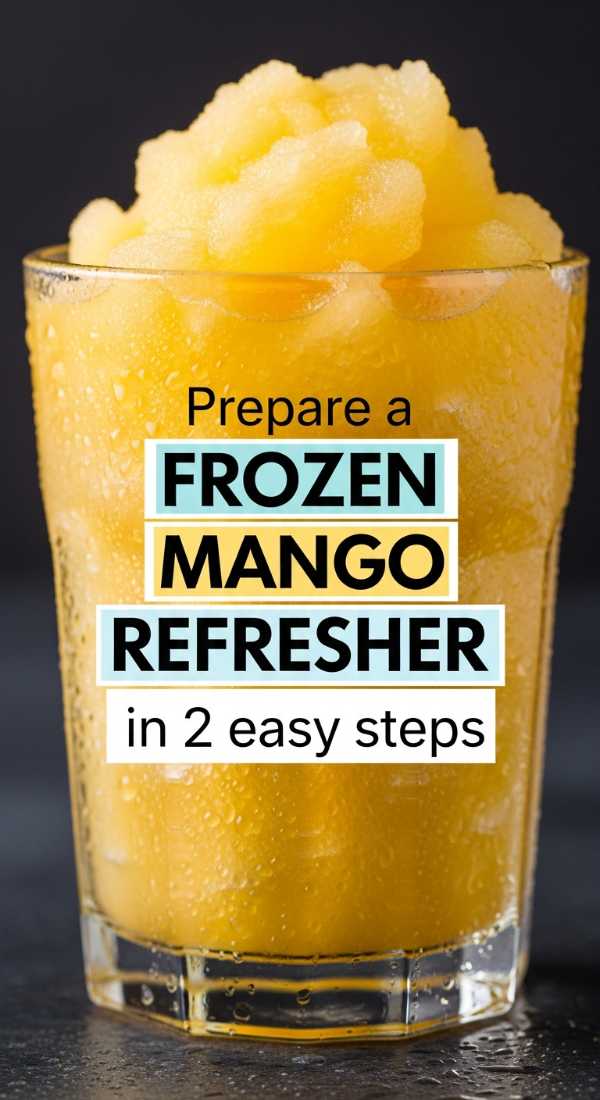 Prepare A Frozen Mango Refresher In 2 Easy Steps 69f47c69cdedc