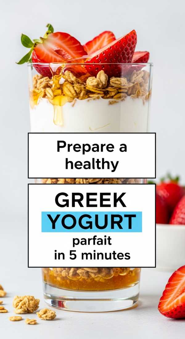 Prepare A Healthy Greek Yogurt Parfait In 5 Minutes 69f6f4b5aa221