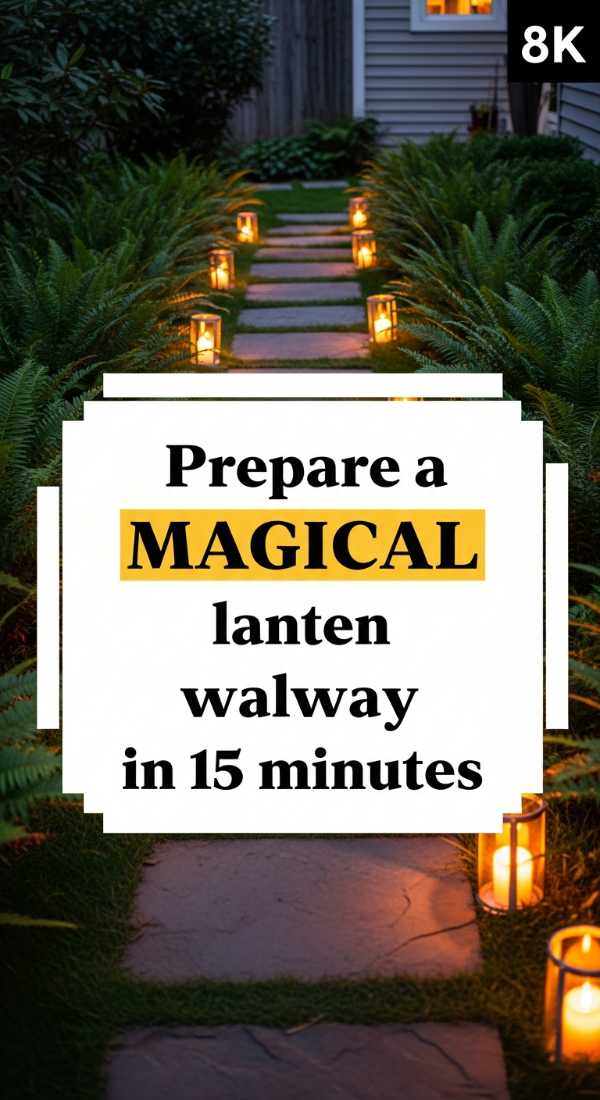 Prepare A Magical Lantern Walkway In 15 Minutes 69fdc2891c834