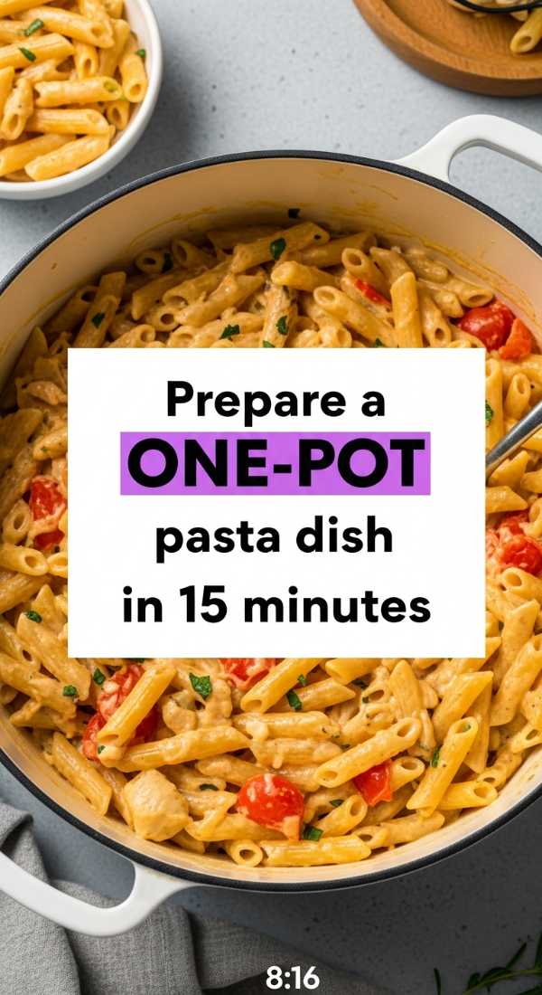 Prepare A One Pot Pasta Dish In 15 Minutes 6a1097c16284c