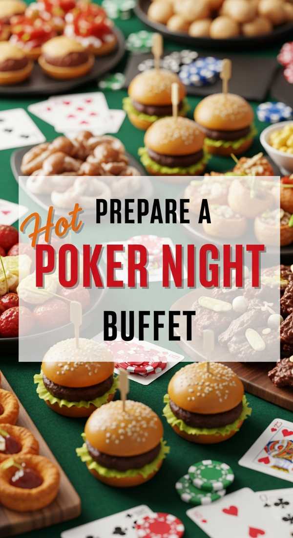 Prepare A Professional Poker Night Buffet In 4 Steps 6a157b1a0f96a