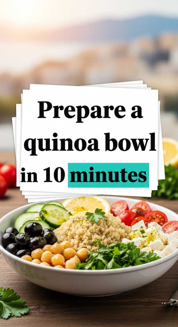 Prepare A Quinoa Bowl In 10 Minutes 69f442615e9ba