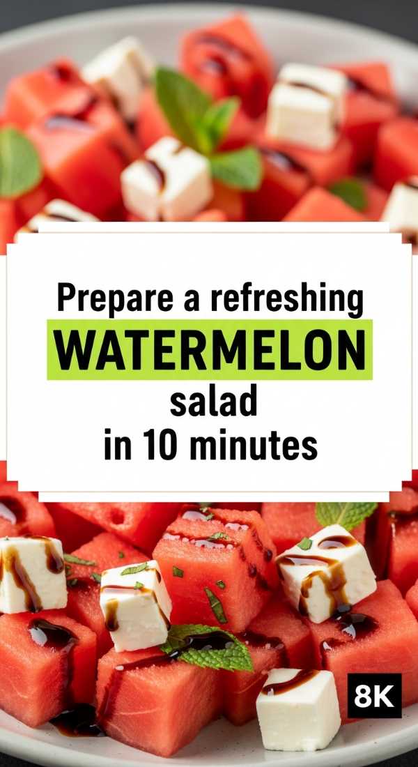 Prepare A Refreshing Watermelon Salad In 10 Minutes 6a06c3861763a