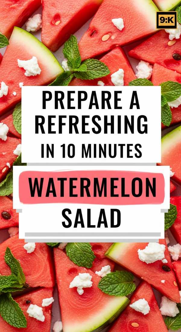 Prepare A Refreshing Watermelon Salad In 10 Minutes 6a06c3ae98a14