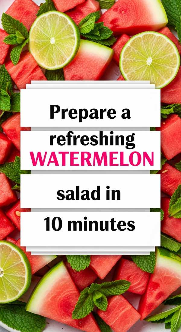 Prepare A Refreshing Watermelon Salad In 10 Minutes 6a06e6fca193a