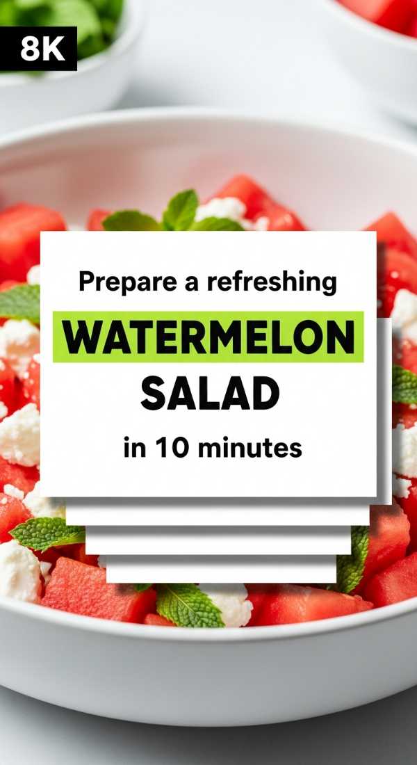 Prepare A Refreshing Watermelon Salad In 10 Minutes 6a07023258df5