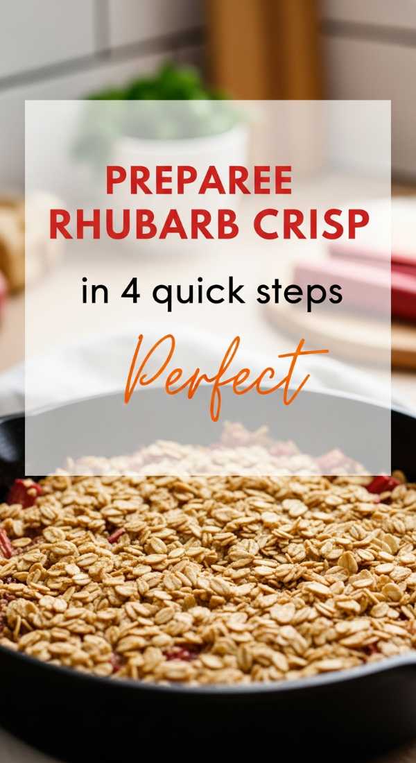 Pink Perfection: Our Most Requested Rhubarb Recipes of All Time Prepare A Rhubarb Crisp In 4 Quick Steps 6a149b37bb6d2