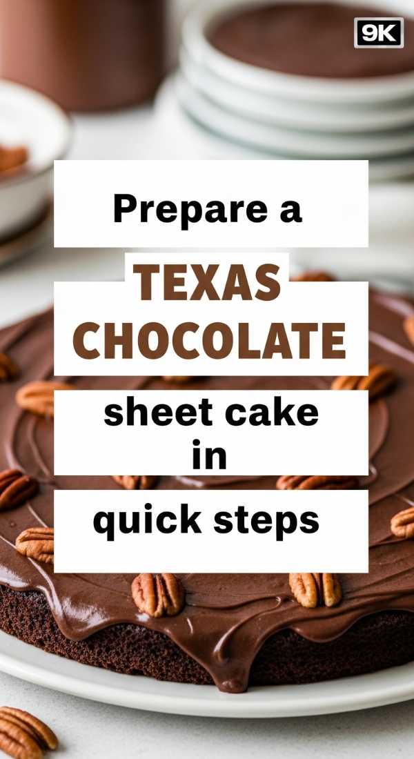 Prepare A Texas Chocolate Sheet Cake In 6 Quick Steps 6a06bdd57c89e