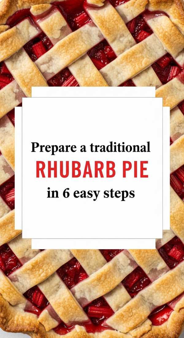 Prepare A Traditional Rhubarb Pie In 6 Easy Steps 6a07025e42695