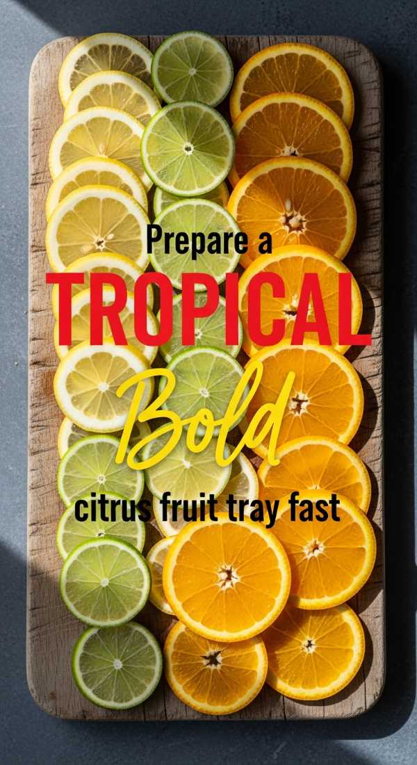 Prepare A Tropical Citrus Fruit Tray Fast 69fc268484eb8