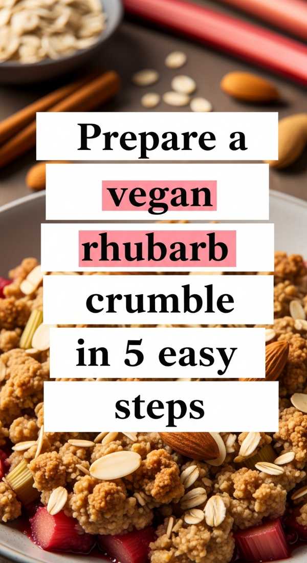 Prepare A Vegan Rhubarb Crumble In 5 Easy Steps 69fd8caf91002