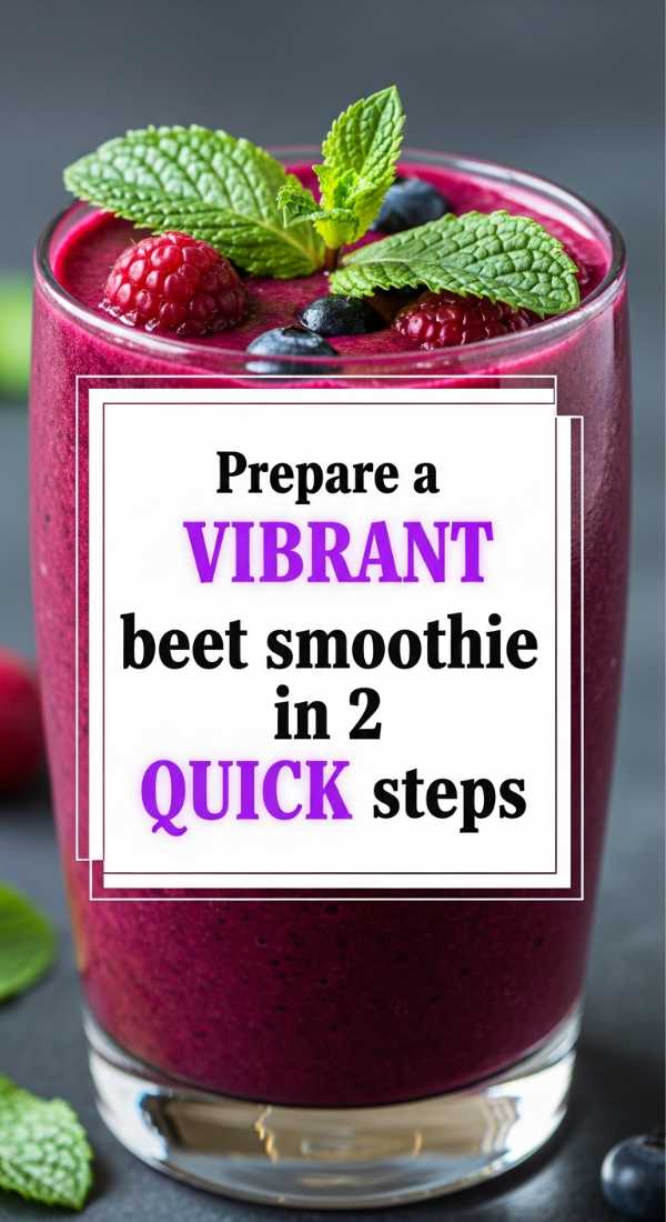 Prepare A Vibrant Beet Smoothie In 2 Quick Steps 6a00105f627f5