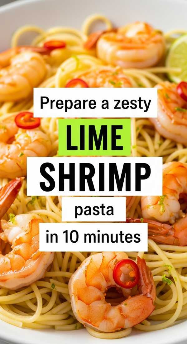 From Bangkok to Bologna: Irresistible Thai Fusion Pasta Masterpieces Prepare A Zesty Lime Shrimp Pasta In 10 Minutes 6a10a0a92a62f