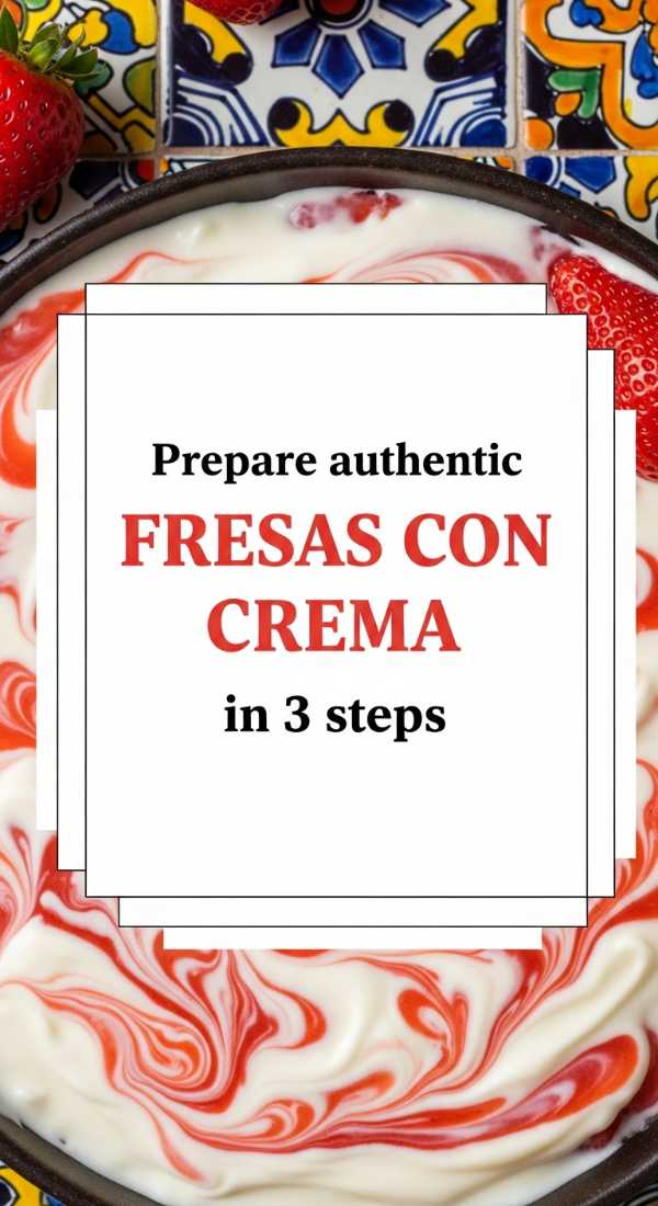 Beat the Heat: Refreshing Recipes for Your Best Summer Ever Prepare Authentic Fresas Con Crema In 3 Easy Steps 6a070b5a9eca5