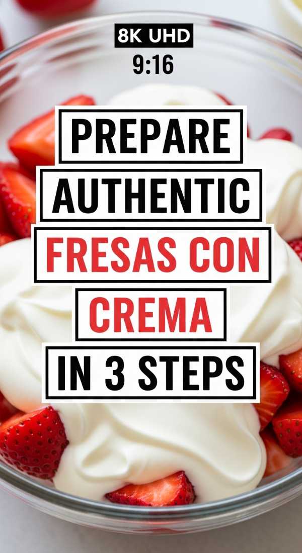 Prepare Authentic Fresas Con Crema In 3 Steps 6a06c2254ace8