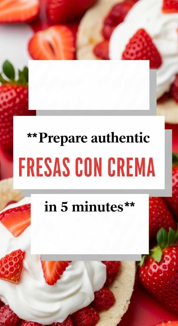 Prepare Authentic Fresas Con Crema In 5 Minutes 6a06cdbb1ae94
