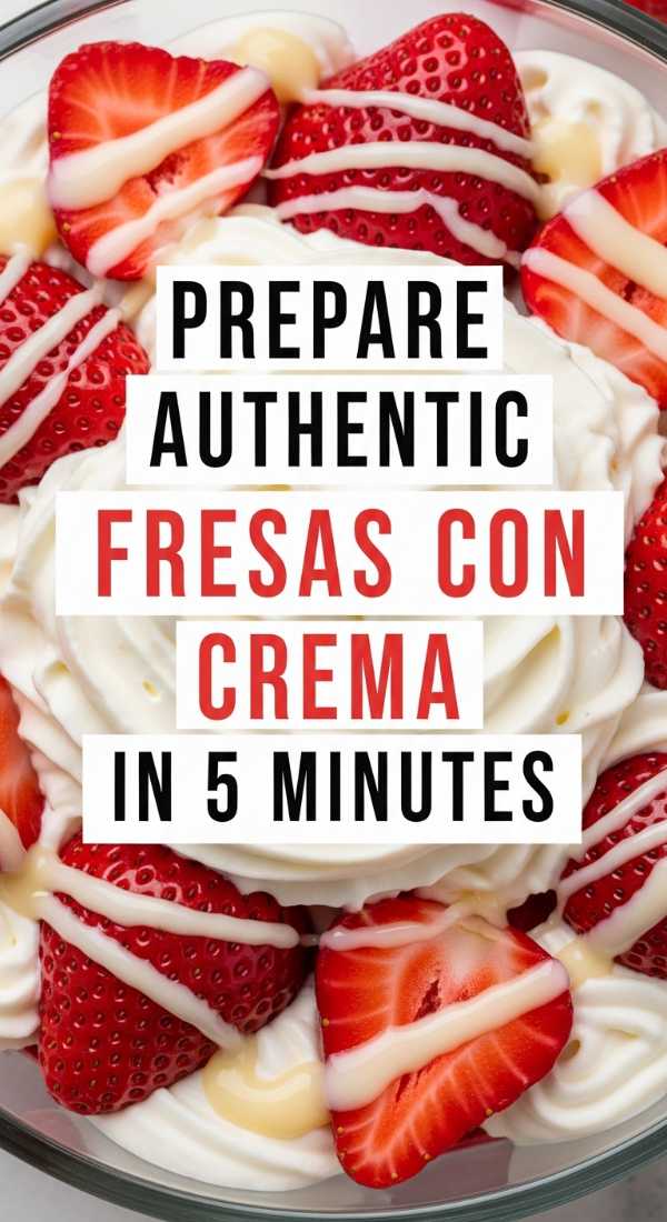 Prepare Authentic Fresas Con Crema In 5 Minutes 6a06feac41442
