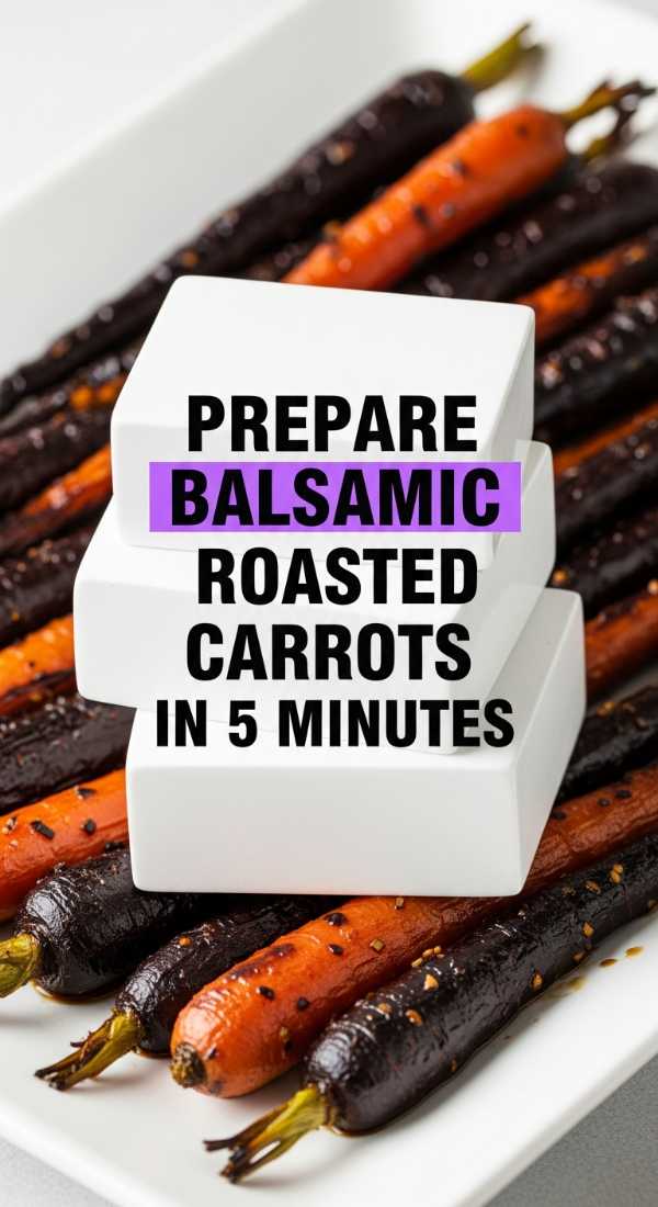 Crunchy, Golden, Delicious: Mastering the Art of Roasted Vegetables Prepare Balsamic Roasted Carrots In 5 Minutes 6a10936a7a6ac