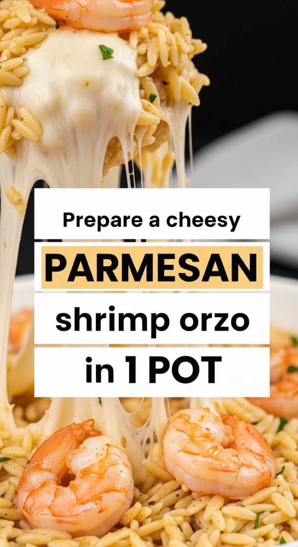Prepare Cheesy Parmesan Shrimp Orzo In 1 Pot 69f47f535273d
