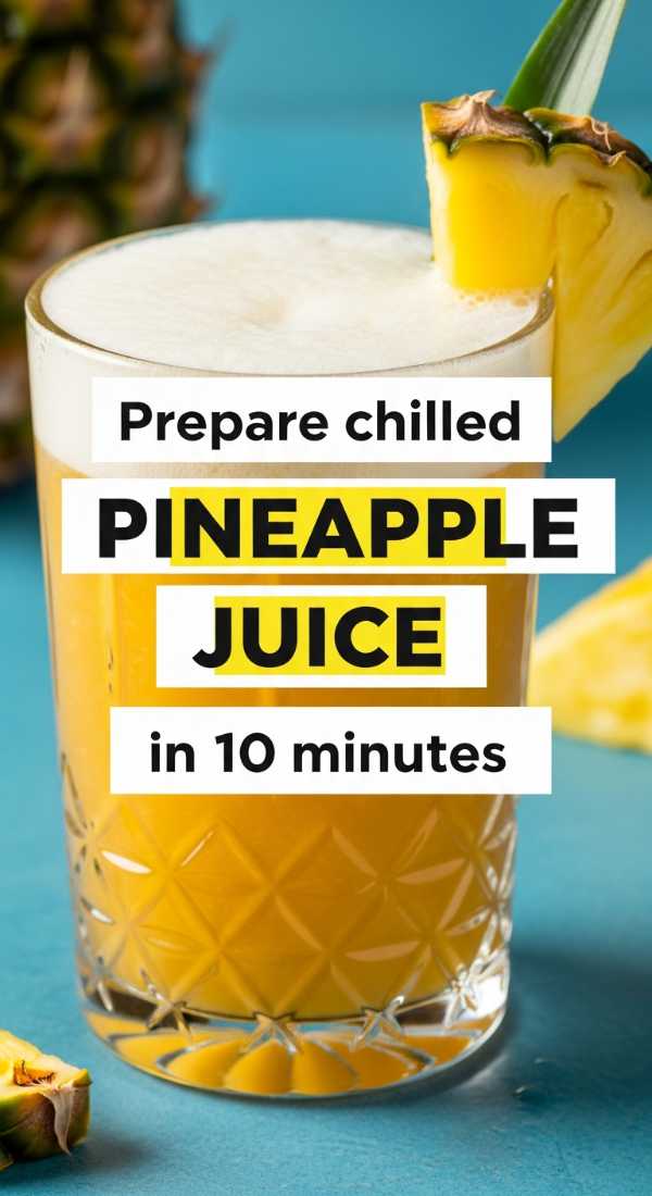 Prepare Chilled Pineapple Juice In 10 Minutes 69fc190142693