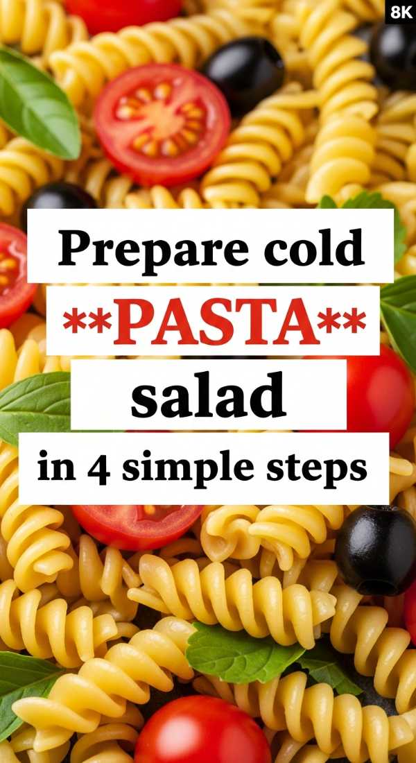 Prepare Cold Pasta Salad In 4 Simple Steps 6a06c21aa0921