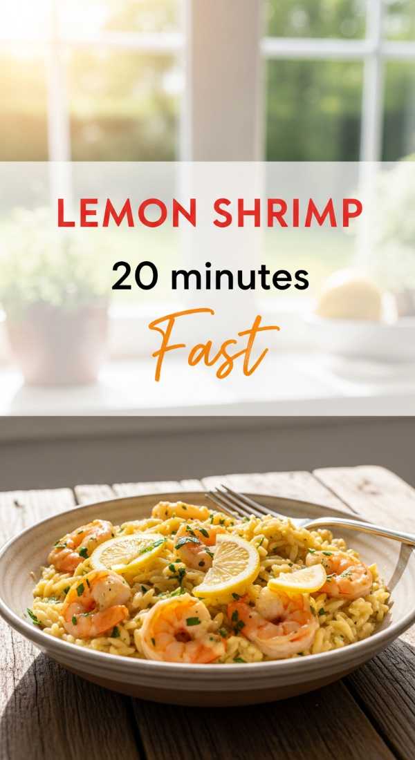 Prepare Creamy Lemon Shrimp Orzo In 20 Minutes 69f721f12cf8c