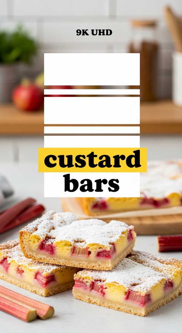 Prepare Creamy Rhubarb Custard Bars In 4 Steps 69fd8a9c61ee3