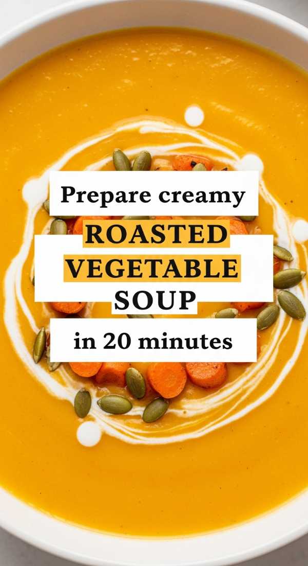 Prepare Creamy Roasted Vegetable Soup In 20 Minutes 6a14407ad7bbf