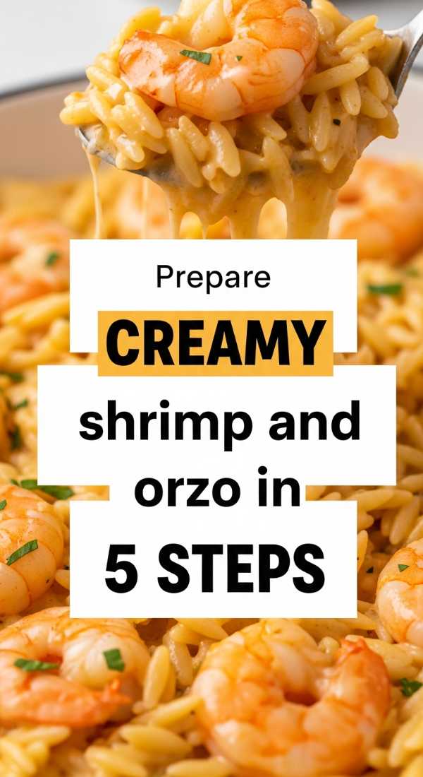 Prepare Creamy Shrimp And Orzo In 5 Steps 69fc1750a4a1e