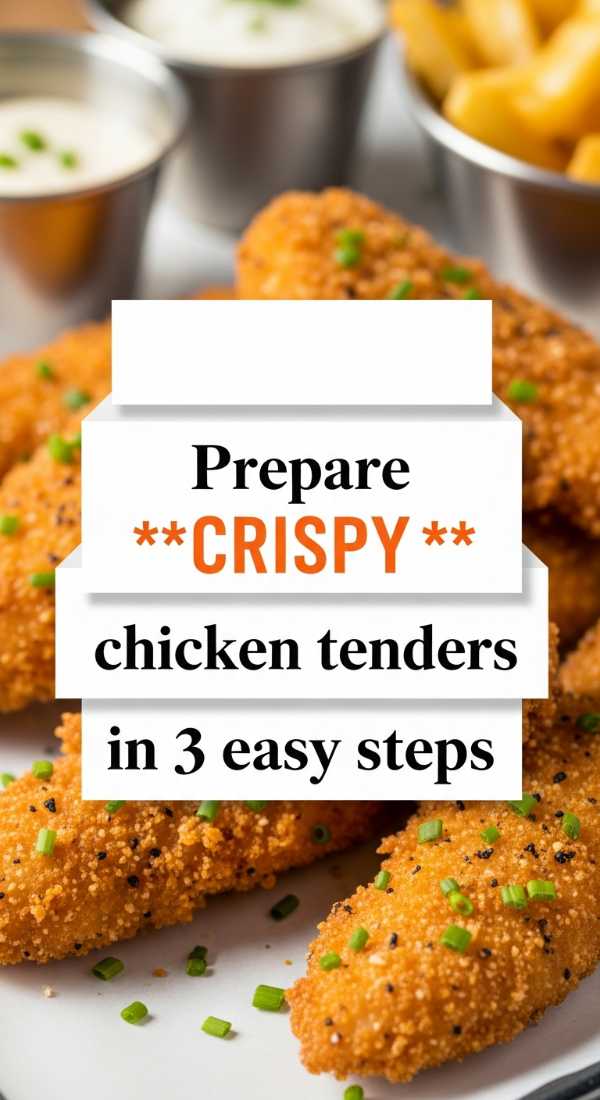 Prepare Crispy Chicken Tenders In 3 Easy Steps 69fc174e37e24