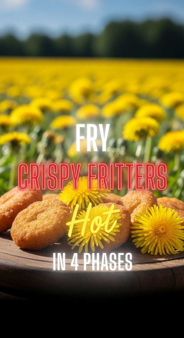 Prepare Crispy Dandelion Fritters In 4 Simple Phases 69f5d74a61162