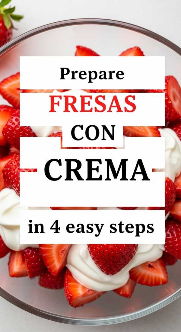 Prepare Fresas Con Crema In 4 Easy Steps 6a06c915cb174