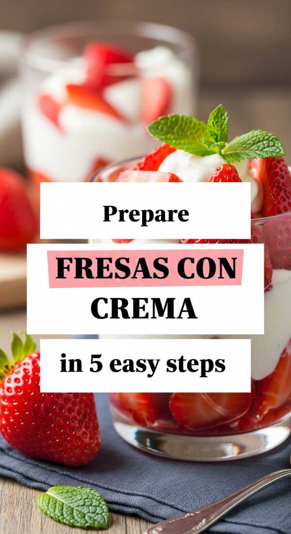 Prepare Fresas Con Crema In 5 Easy Steps 6a06cddd4f016