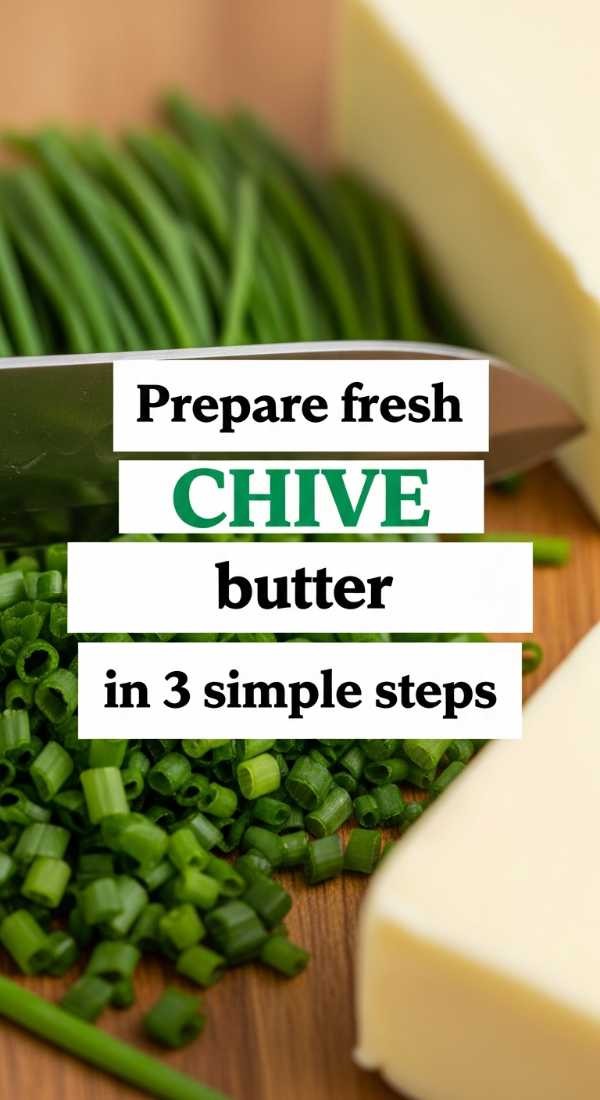 Prepare Fresh Chive Butter In 3 Simple Steps 6a10d18a96c56