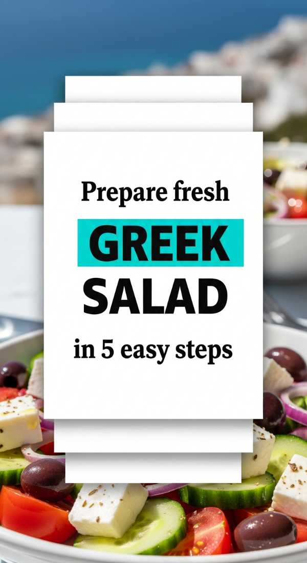 Prepare Fresh Greek Salad In 5 Easy Steps 69f6f4b6606bb