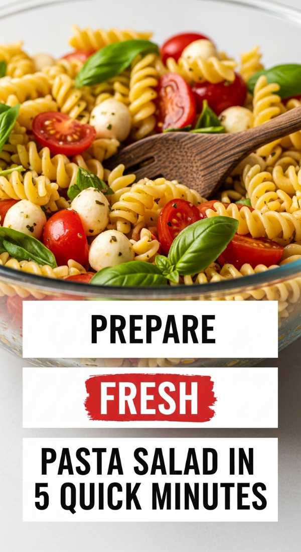 Summer in a Bowl: The Ultimate Pasta Salad Recipe Roundup Prepare Fresh Pasta Salad In 5 Quick Minutes 6a14328b0b8e5