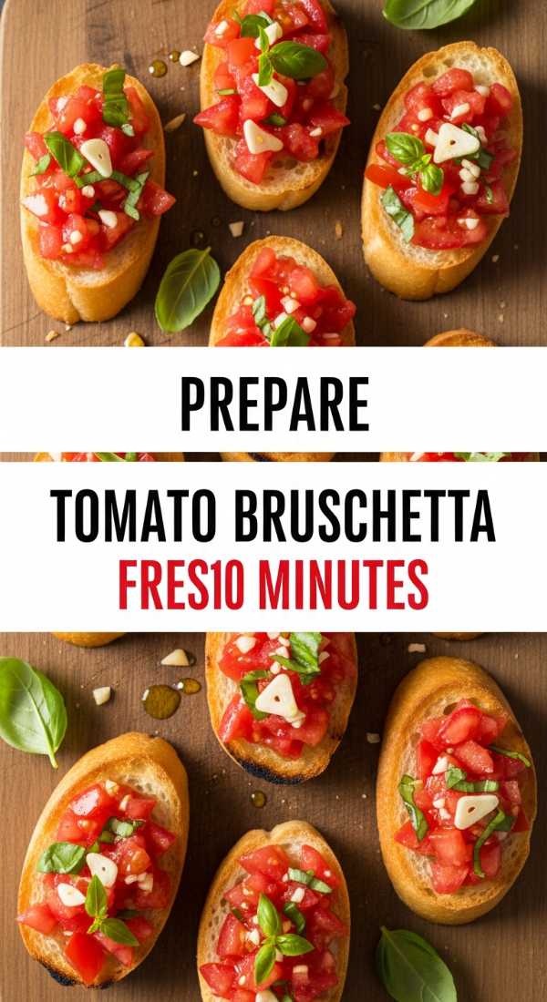 25 Irresistible Finger Foods That Will Wow Your Guests Prepare Fresh Tomato Bruschetta In 10 Minutes 6a144243b0ca8