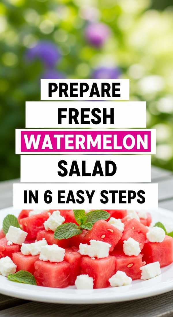 Prepare Fresh Watermelon Salad In 6 Easy Steps 6a06bdd1a6bbd